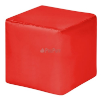 Пуфик DreamBag Куб Красный Оксфорд