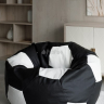 Кресло DreamBag Мяч Черно-Белый ЭкоКожа