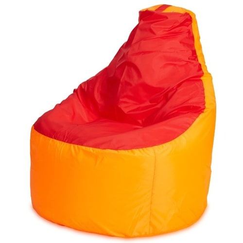 Кресло Puffberi Мешок Комфорт Оранжевый и Красный