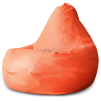 Кресло DreamBag Мешок Груша Оранжевая ЭкоКожа