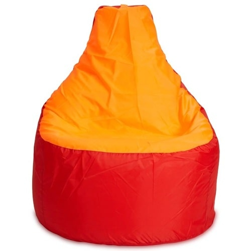 Кресло Puffberi Мешок Комфорт Красный и Оранжевый