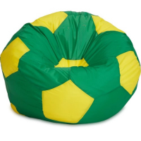 Кресло Puffberi Мешок Мяч Зелёный и Жёлтый