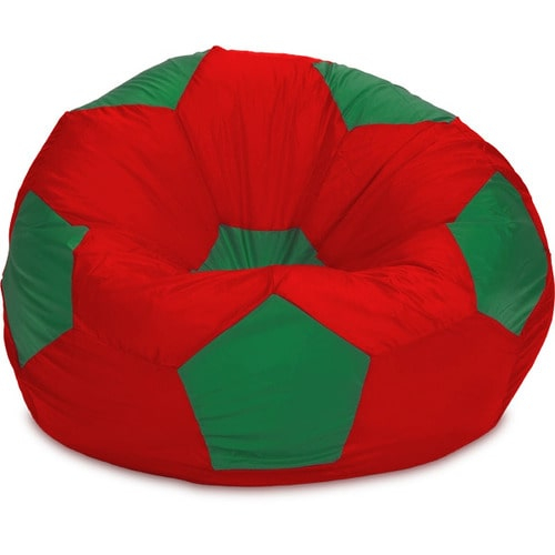 Кресло Puffberi Мешок Мяч Красный и Зелёный